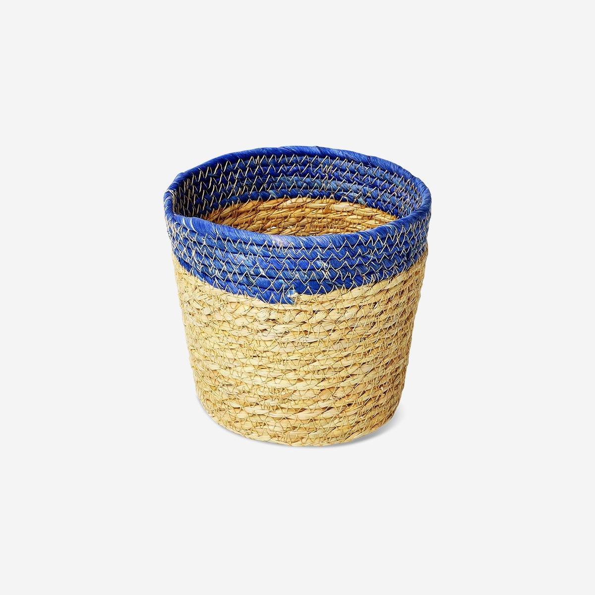 Brown Weaved Storage Basket . 16 Cm