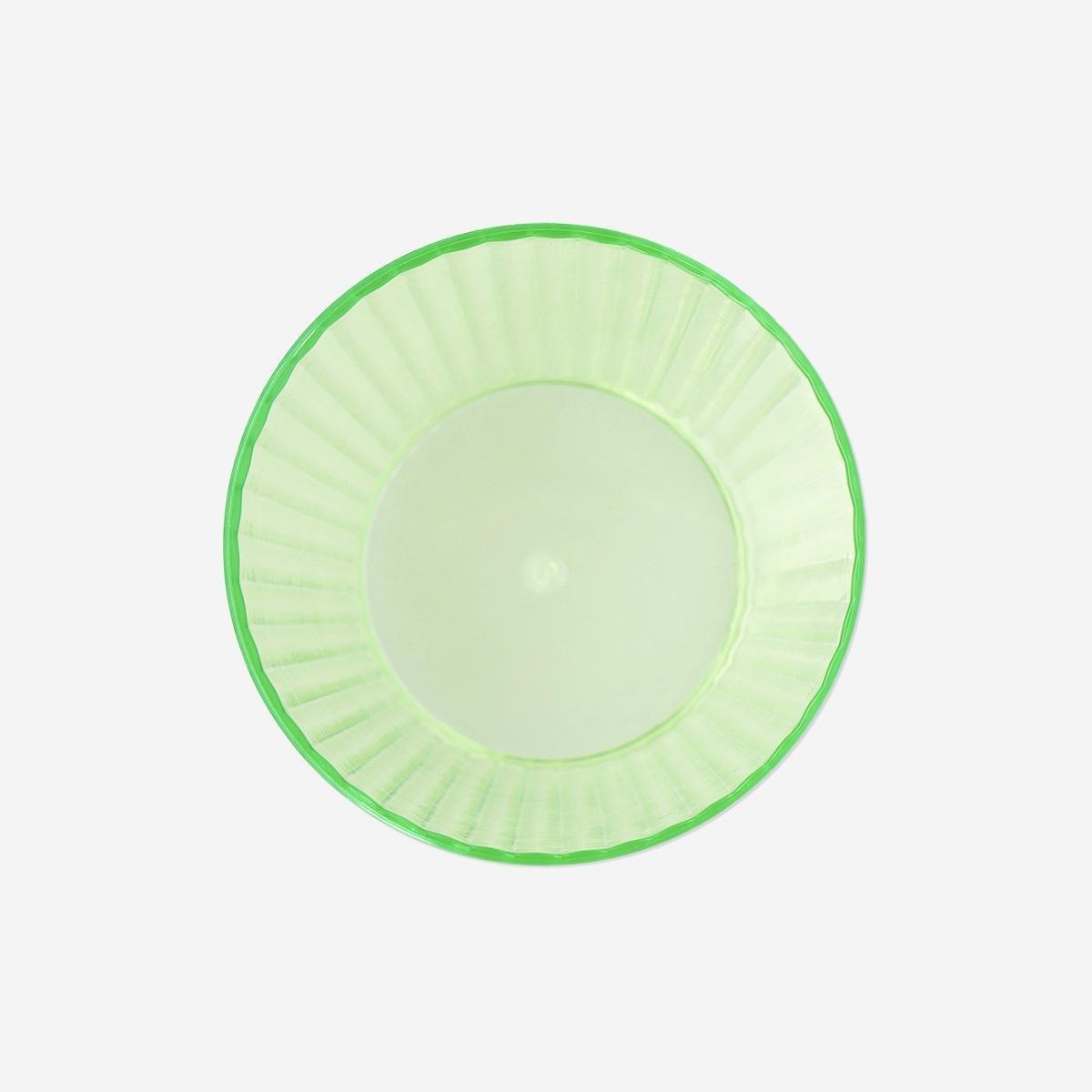 Green Plastic Drinking Glass - 330 Ml