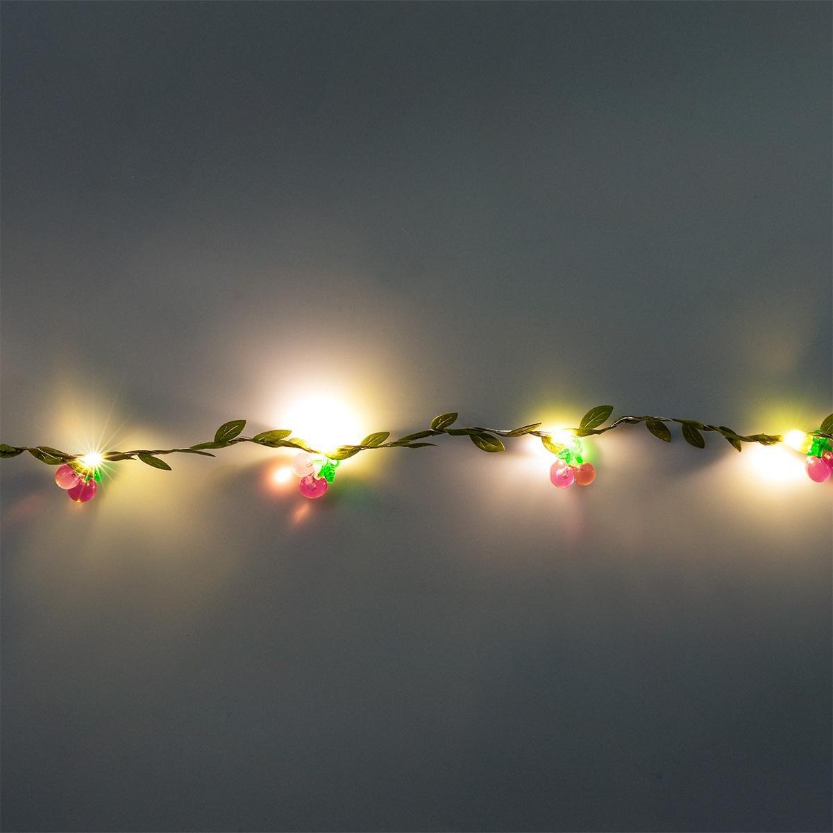 Red Cherry String Lights - 90 Cm