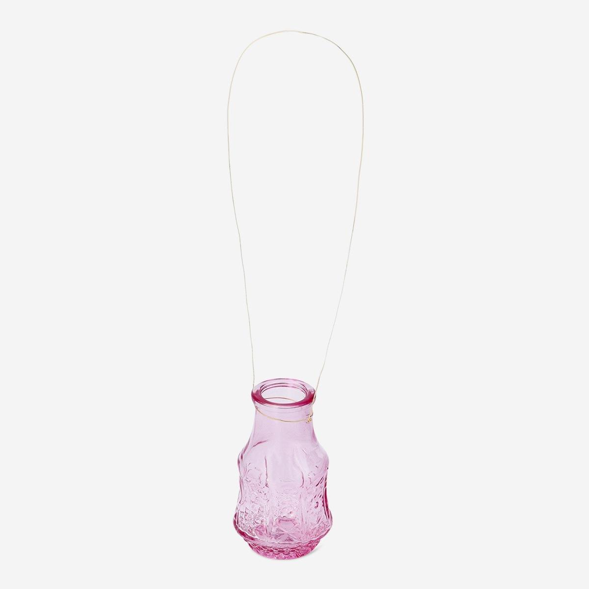 Pink Mini Glass Vase