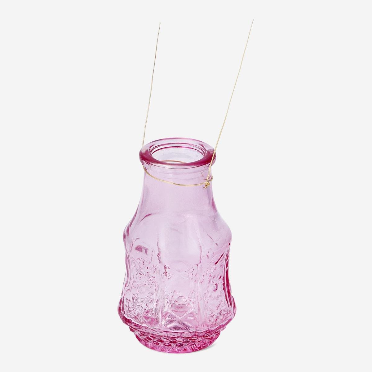 Pink Mini Glass Vase