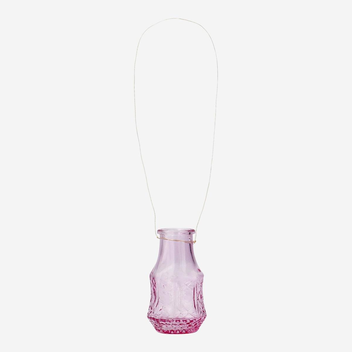 Pink Mini Glass Vase