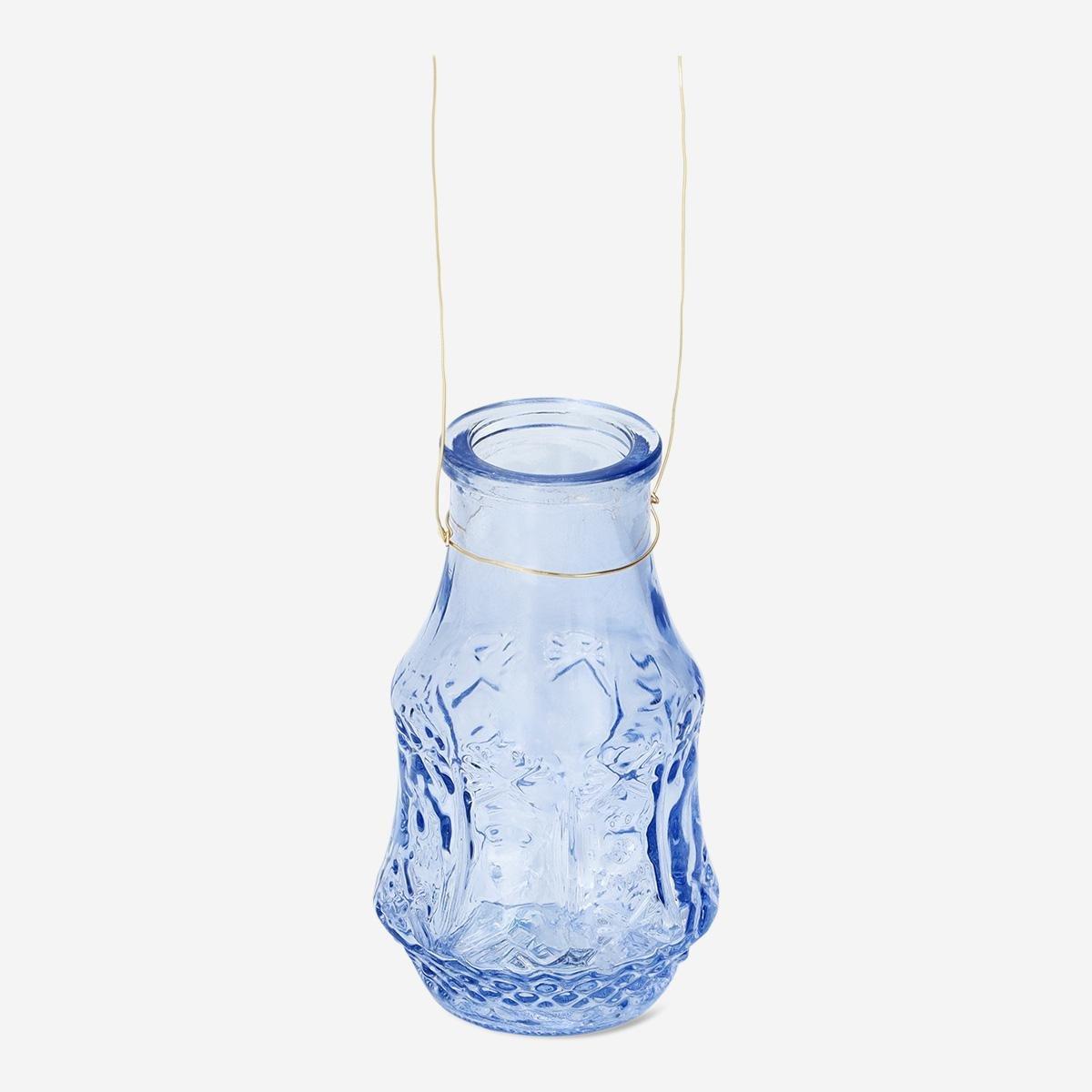 Blue Mini Glass Vase