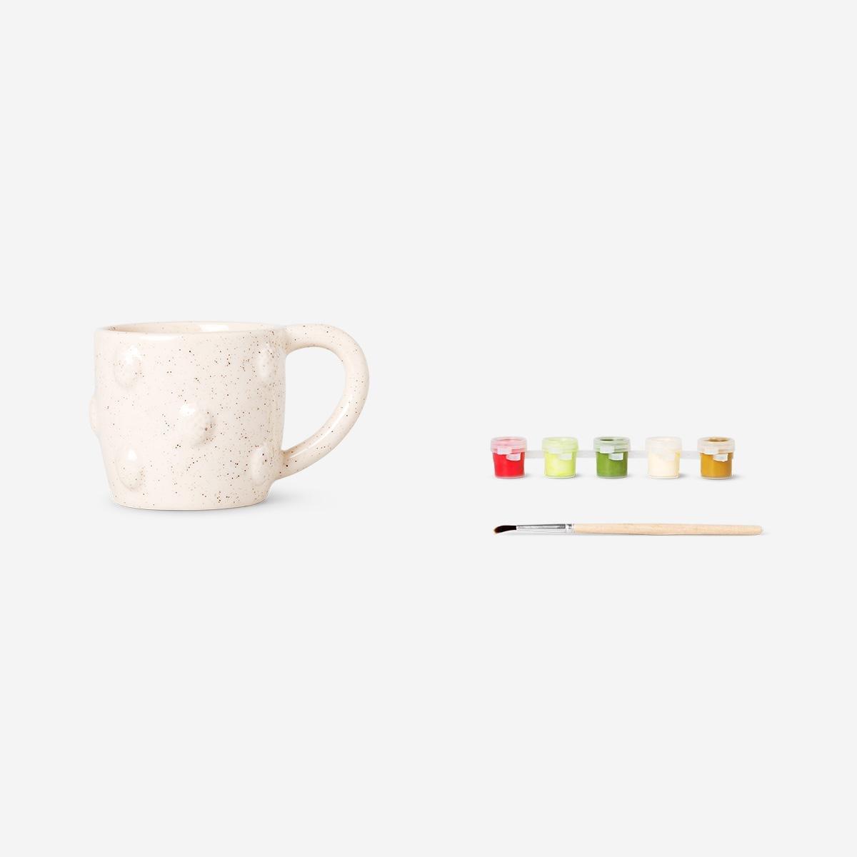 Multicolour Diy Strawberry Mug - 380 Ml