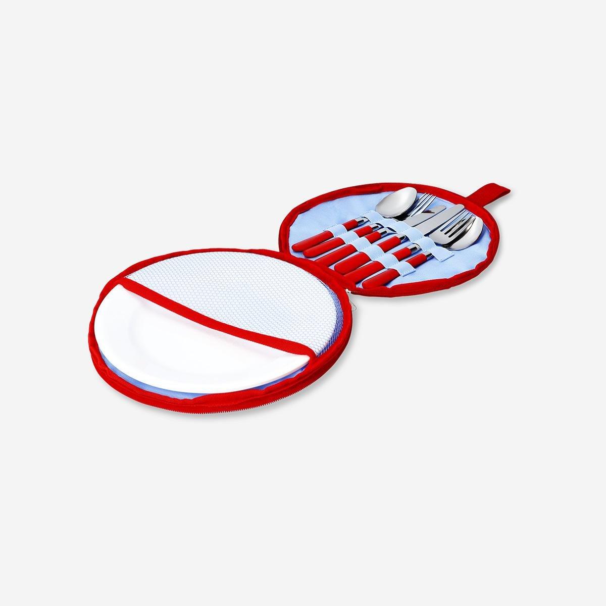 Multicolour Strawberry Picnic Set For 2 People