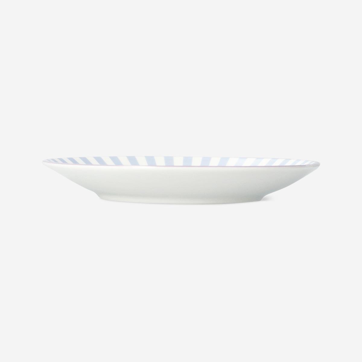 Multicolour Lemons And Stripes Plates - 16 Cm