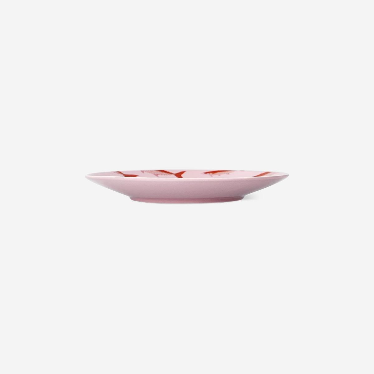Pink Fish Print Plate - 16 Cm