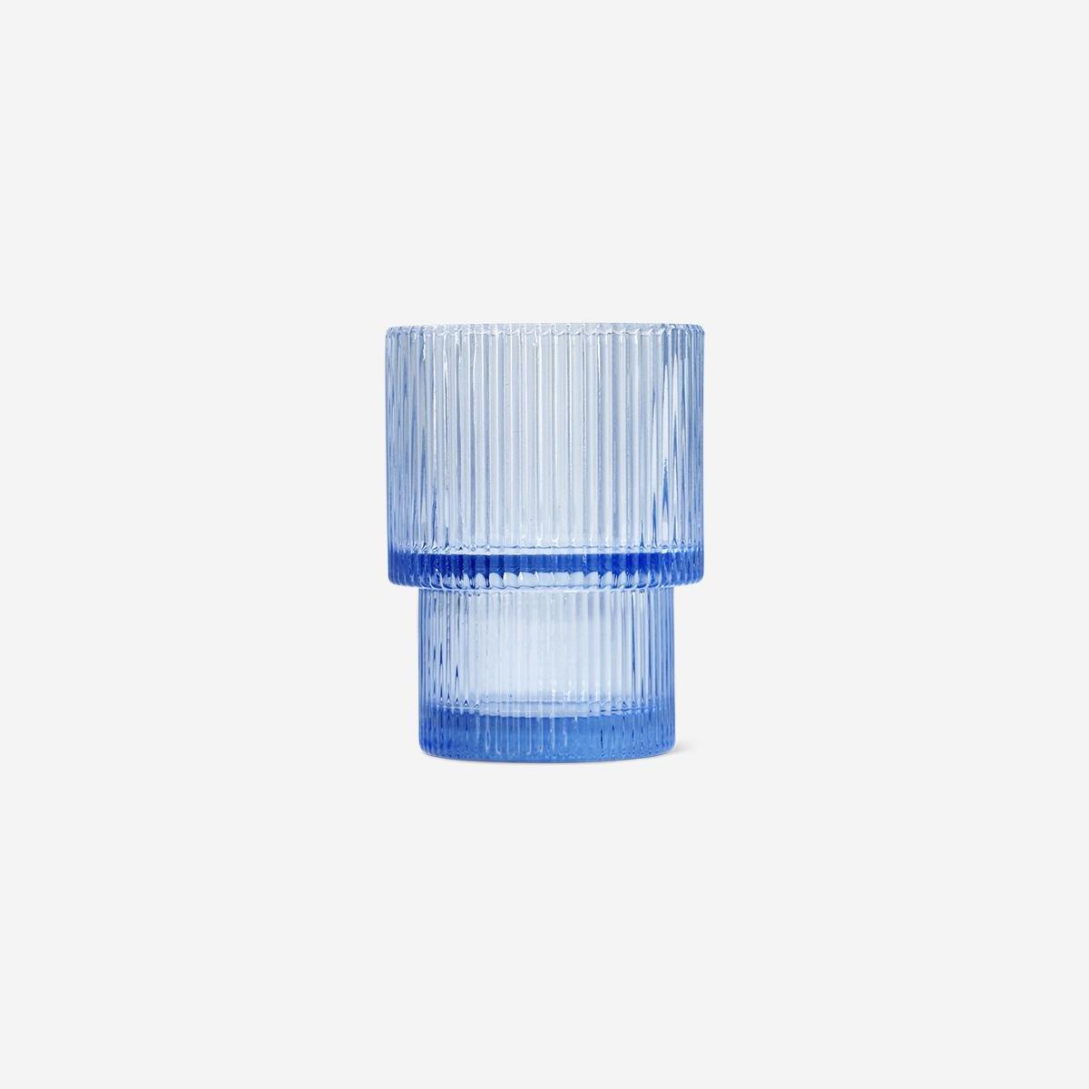 Blue Drinking Glass - 200 Ml