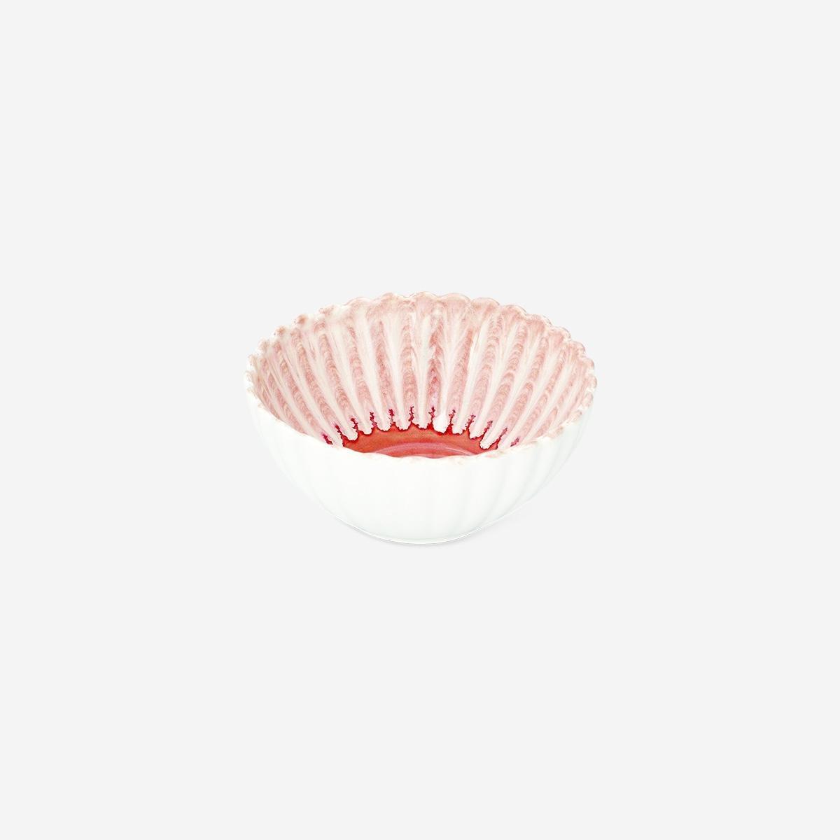 Multicolour Seashell Look Ceramic Bowl - 16 Cm