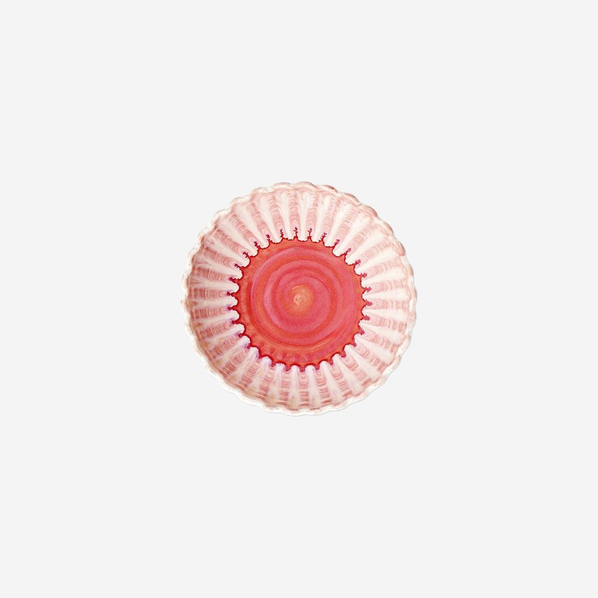 Multicolour Seashell Look Ceramic Bowl - 16 Cm