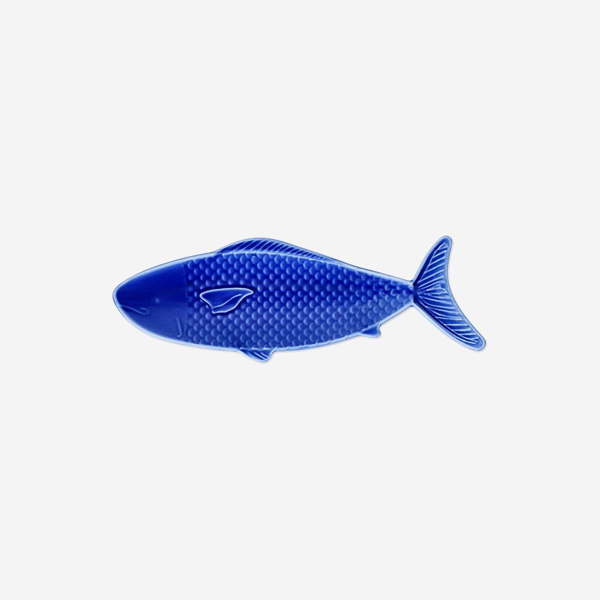 Blue Fish Serving Plate . 26 Cm