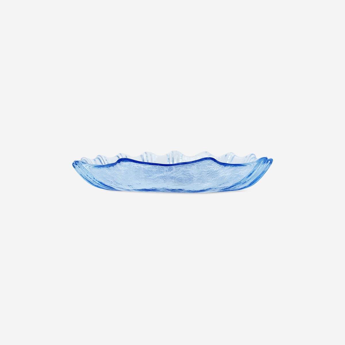 Blue Seashell Bowl . 13 Cm