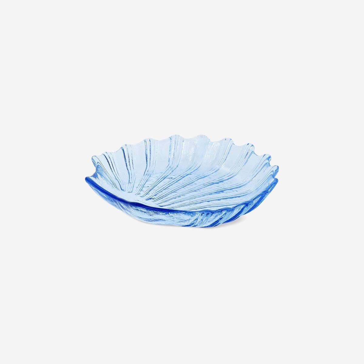Blue Seashell Bowl . 13 Cm