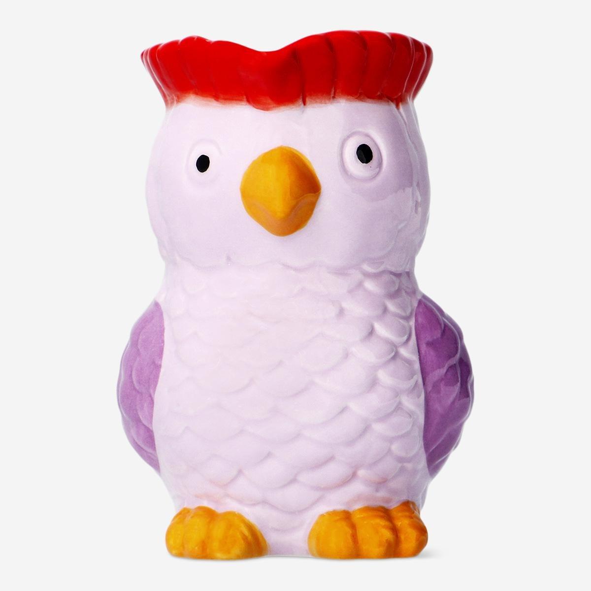 Multicolour Tropical Bird Jug - 500 Ml