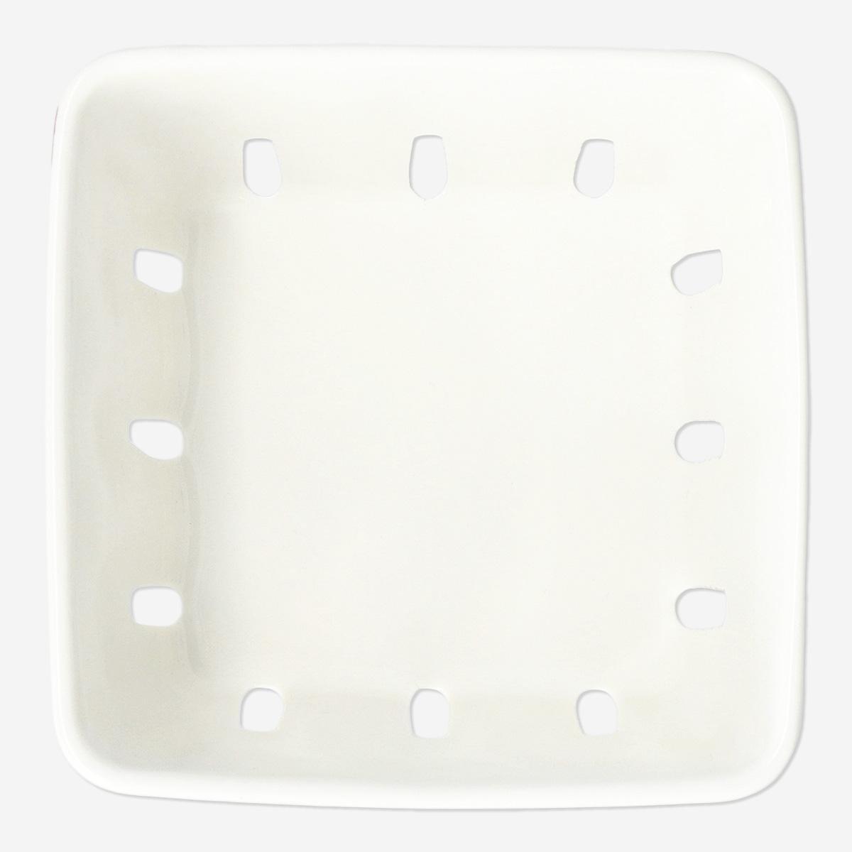 Multicolour Print Design Stainer Ceramic