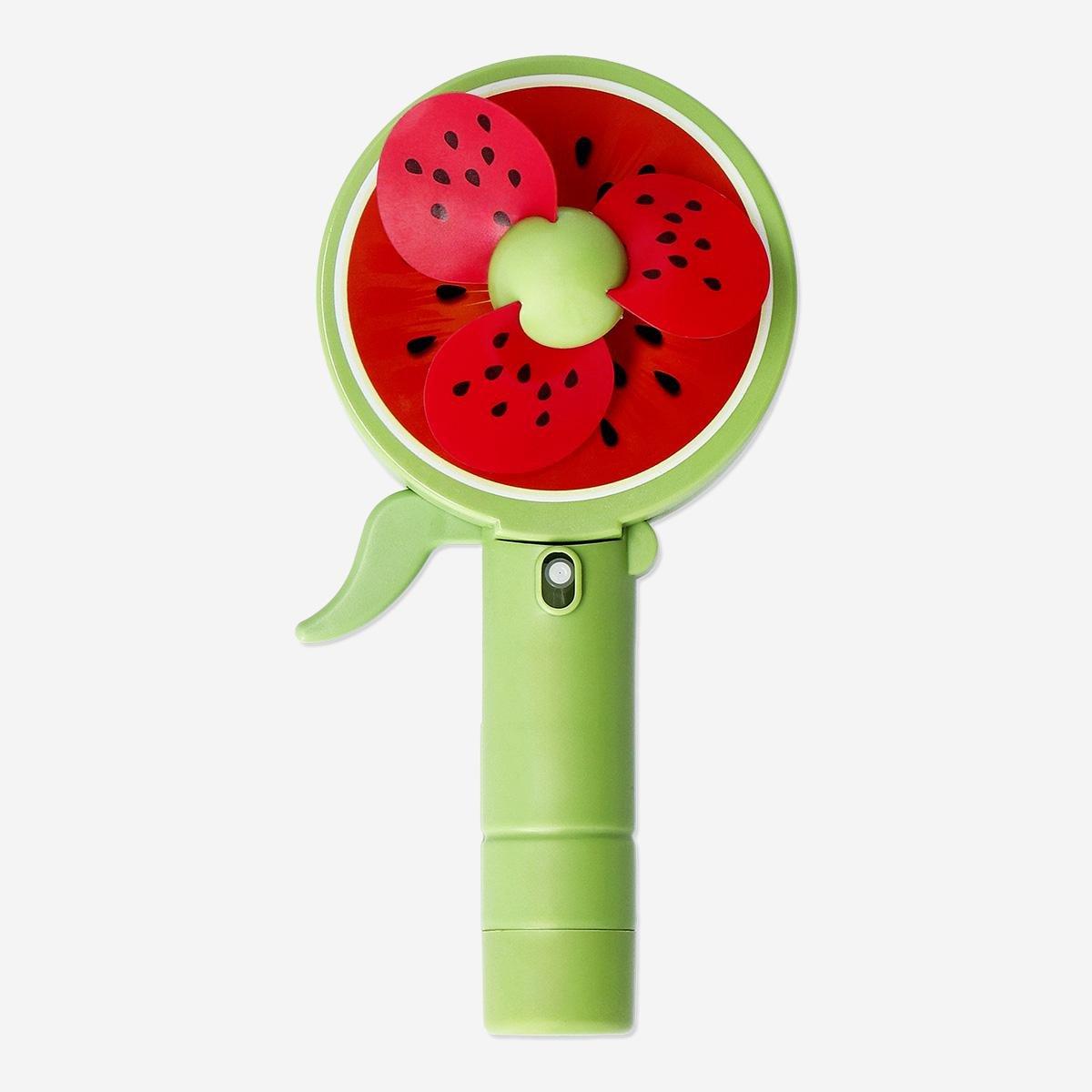Multicolour Water Spray Watermelon Fan