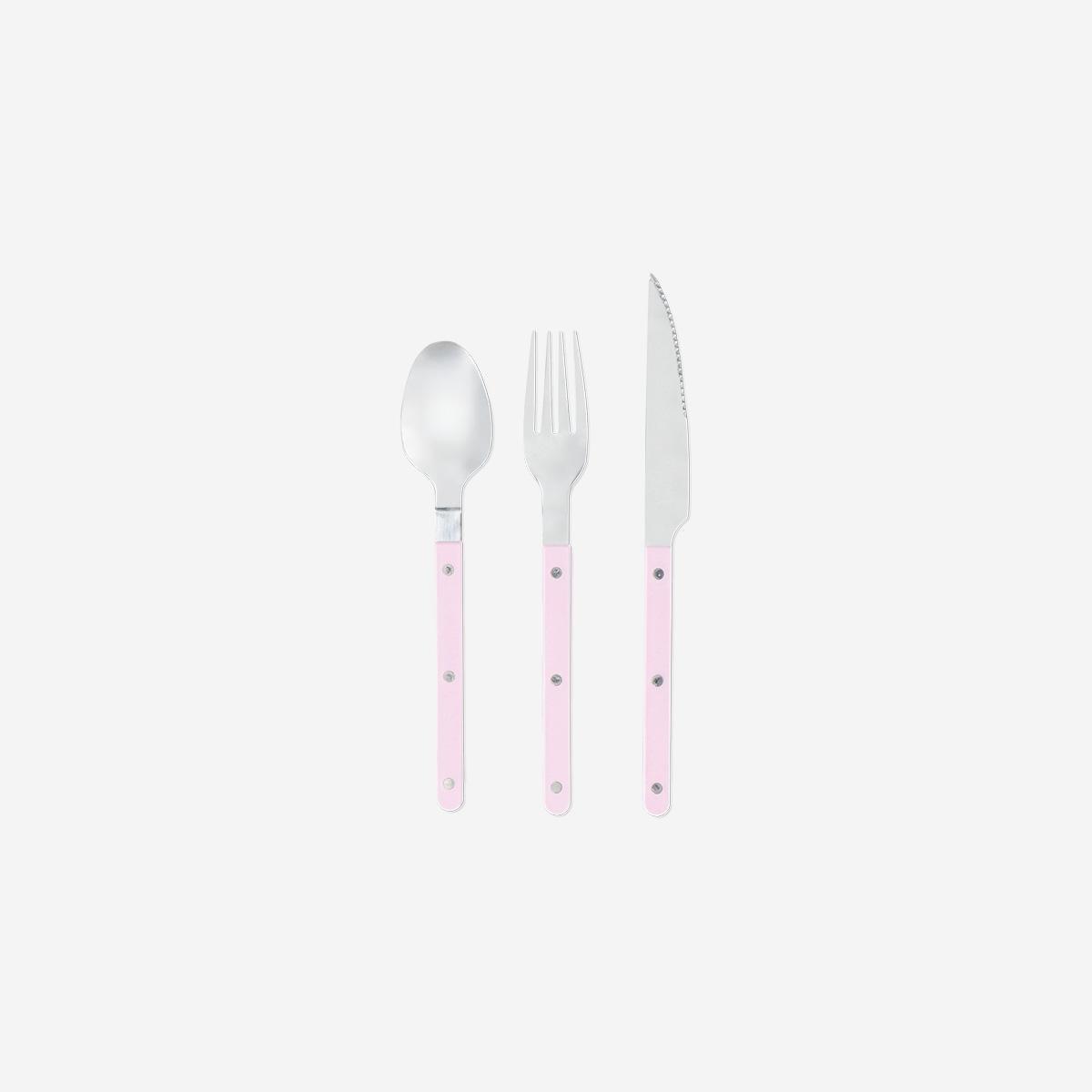 Pink Cutlery Set, 3 Pcs