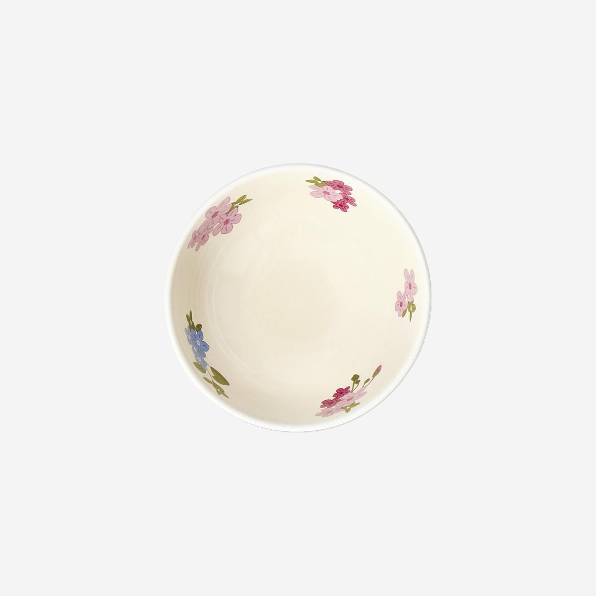 Multicolour Blossom Print Bowl - 10 Cm