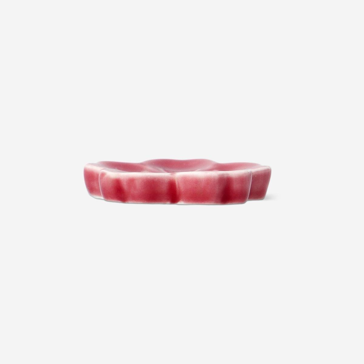 Pink Ceramic Cherry Blossom Chopstick Holder