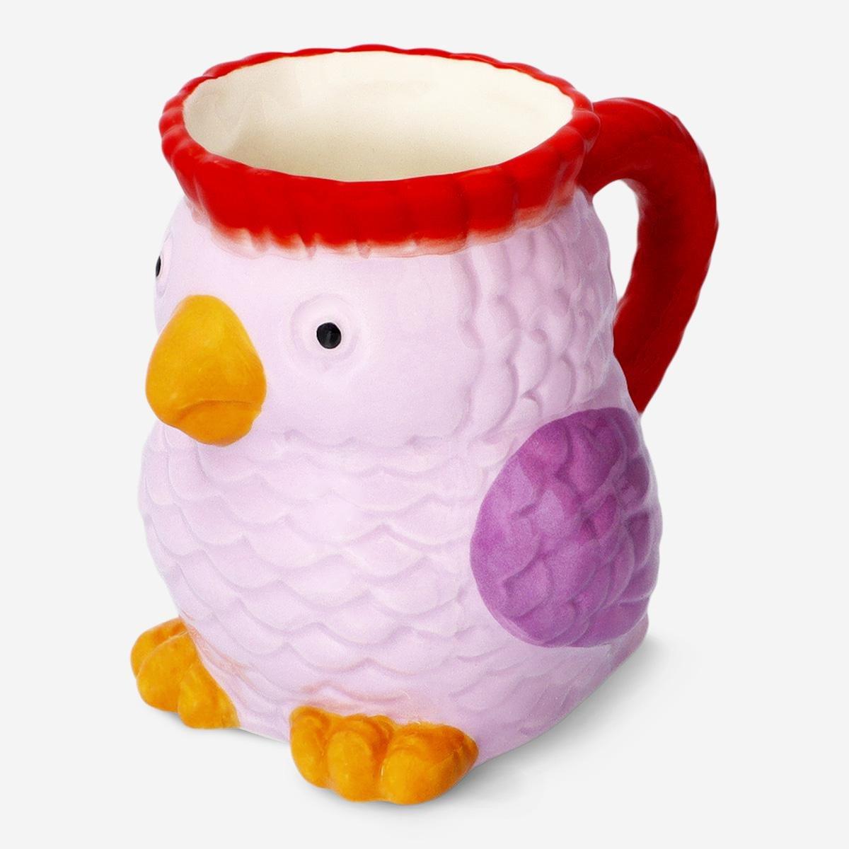 Multicolour Tropical Bird Mug - 250 Ml