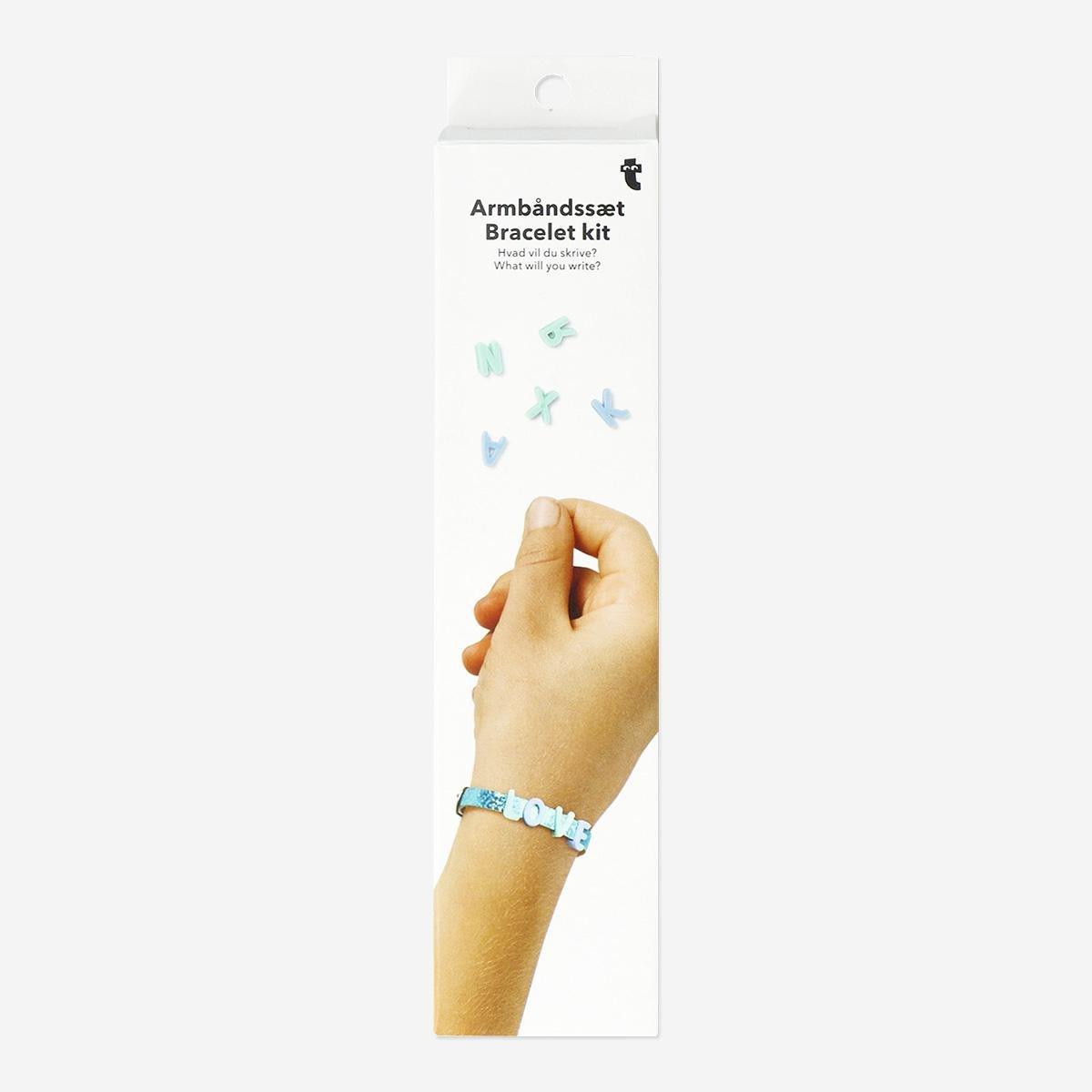 Multicolour Bracelet Kit With Letters