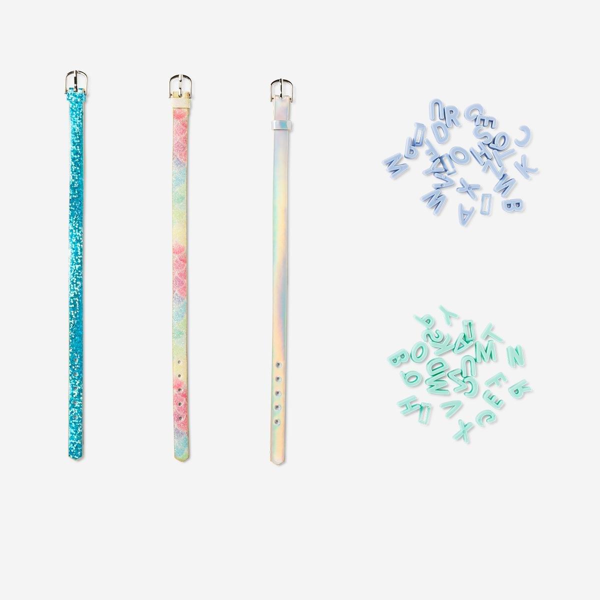 Multicolour Bracelet Kit With Letters