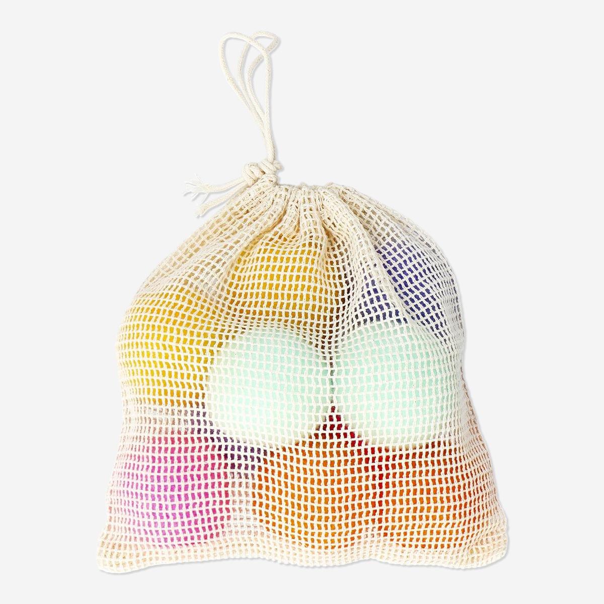 Multicolour Reusable Water Balls In Carry Bag - 10 Pcs