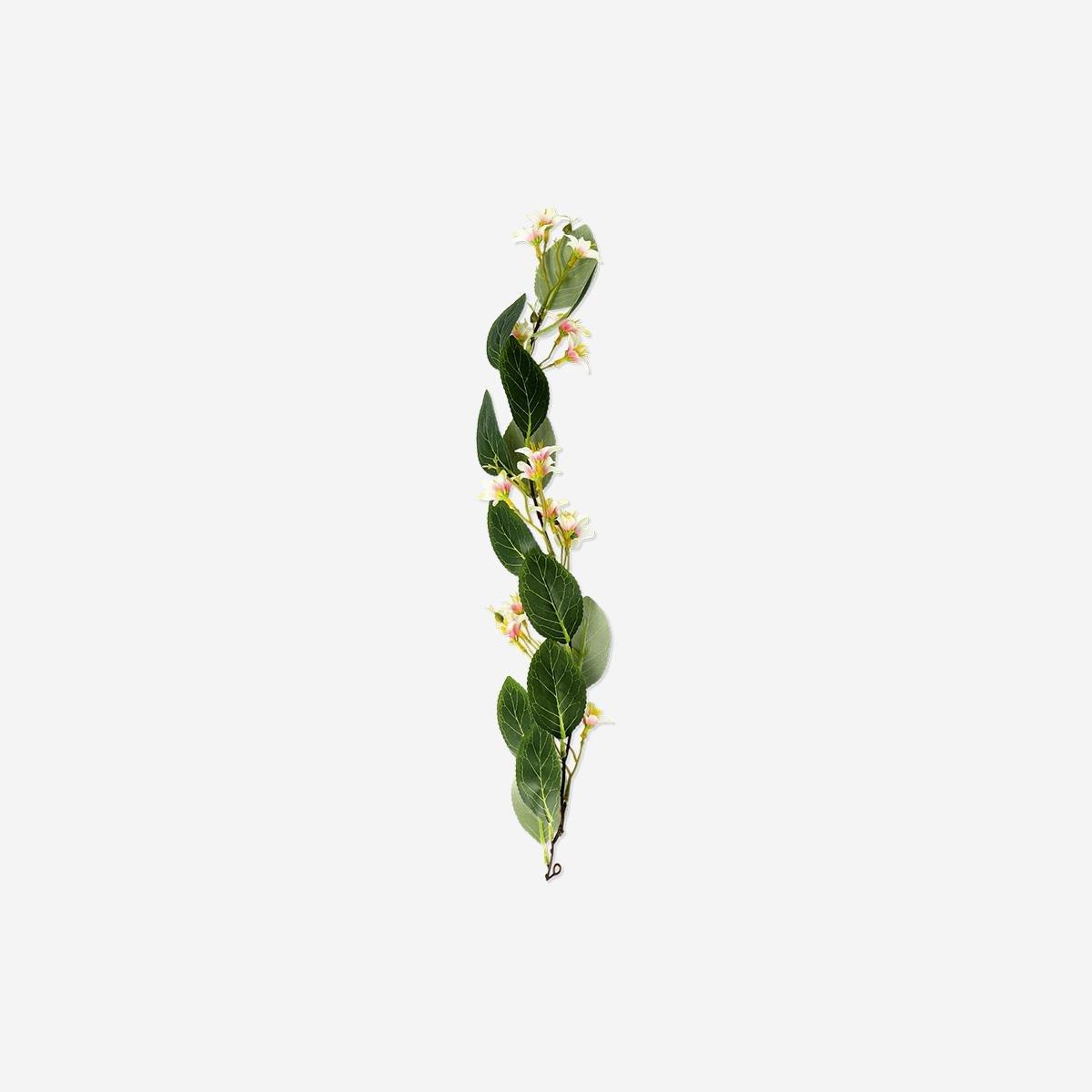 Multicolour Faux Leaves And Flowers Garland - 53 Cm