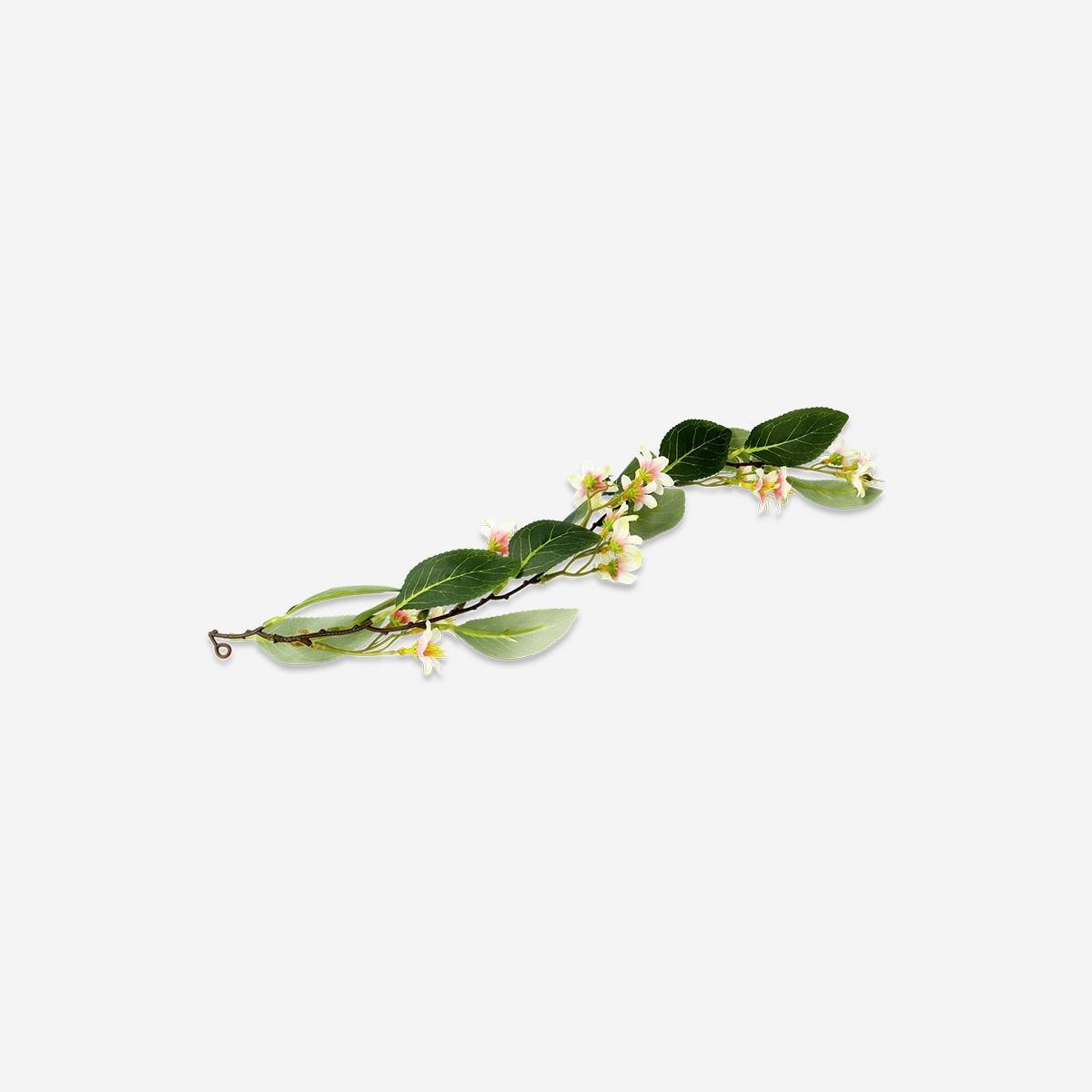 Multicolour Faux Leaves And Flowers Garland - 53 Cm