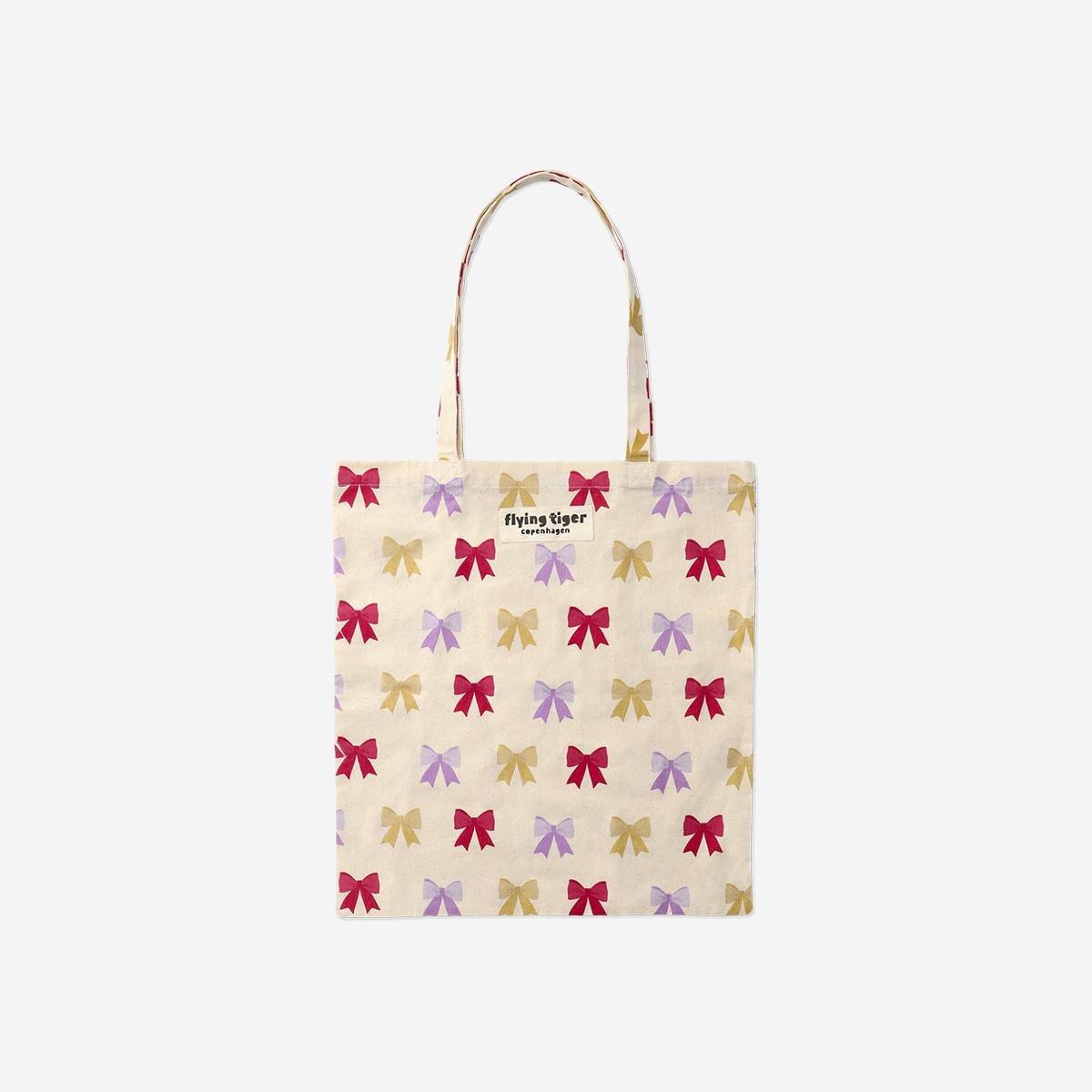 Multicolour Bows Tote Bag