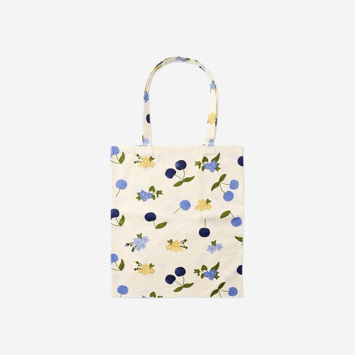 Multicolour Tote Bag With Cherries