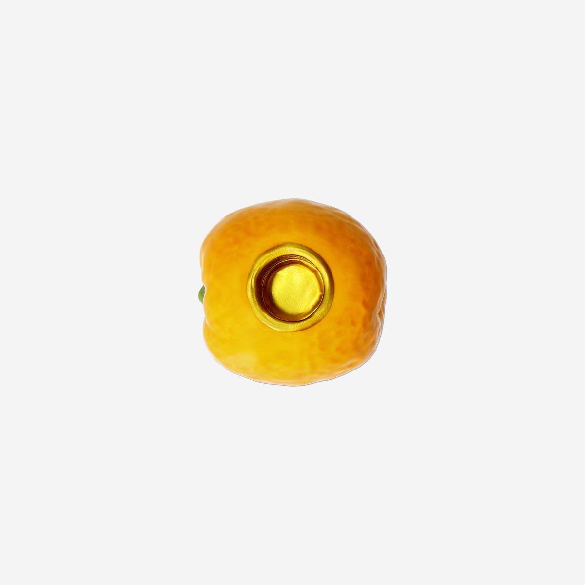 Orange Candle Holder - 7 Cm