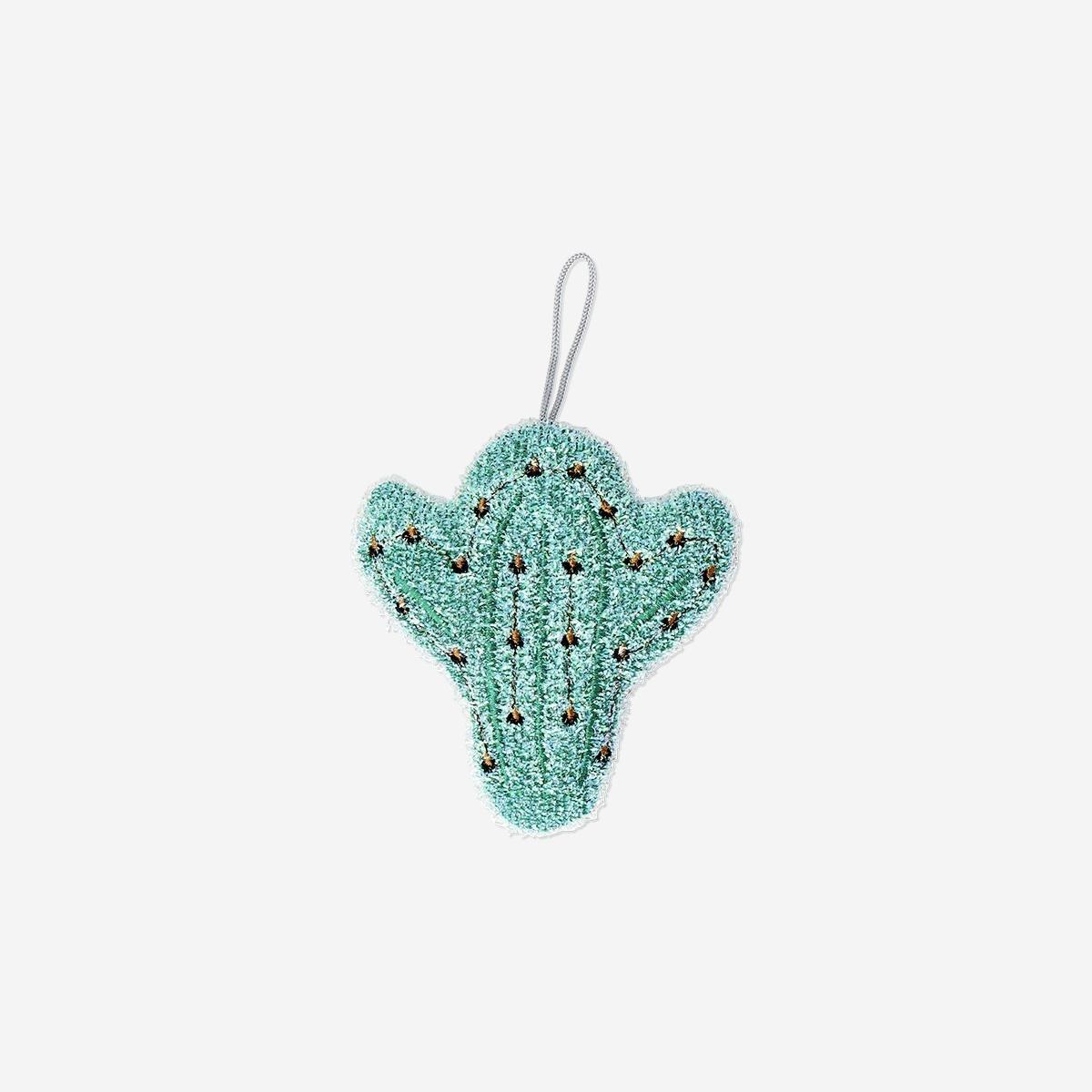 Green Cactus Cleaning Sponge