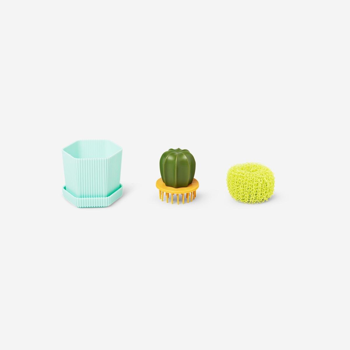 Multicolour Cactus Washing Up Brush