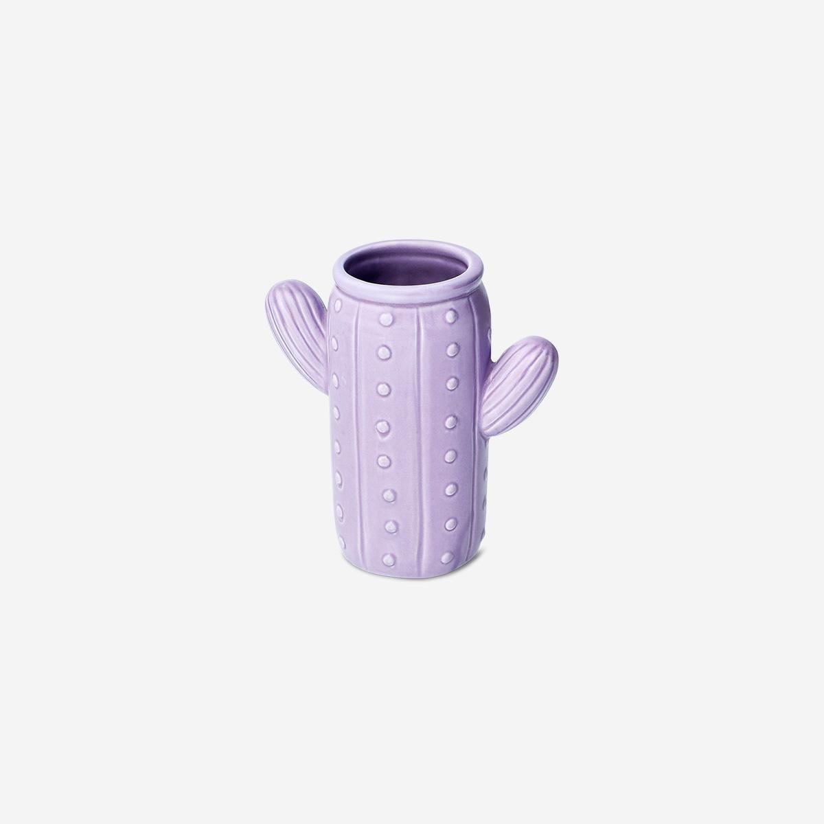 Purple Cactus Cutlery Holder