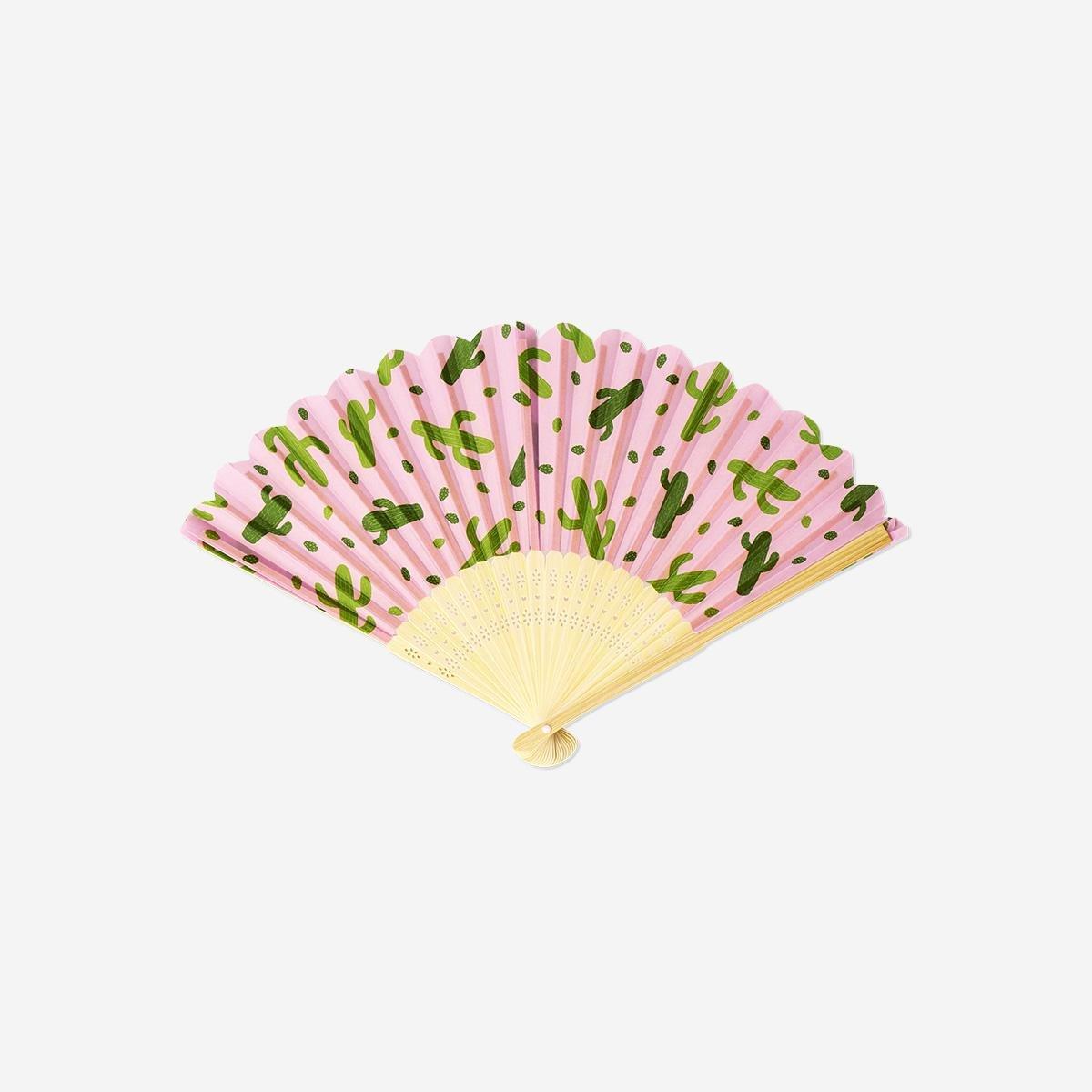 Multicolour Foldable Cactus Fan