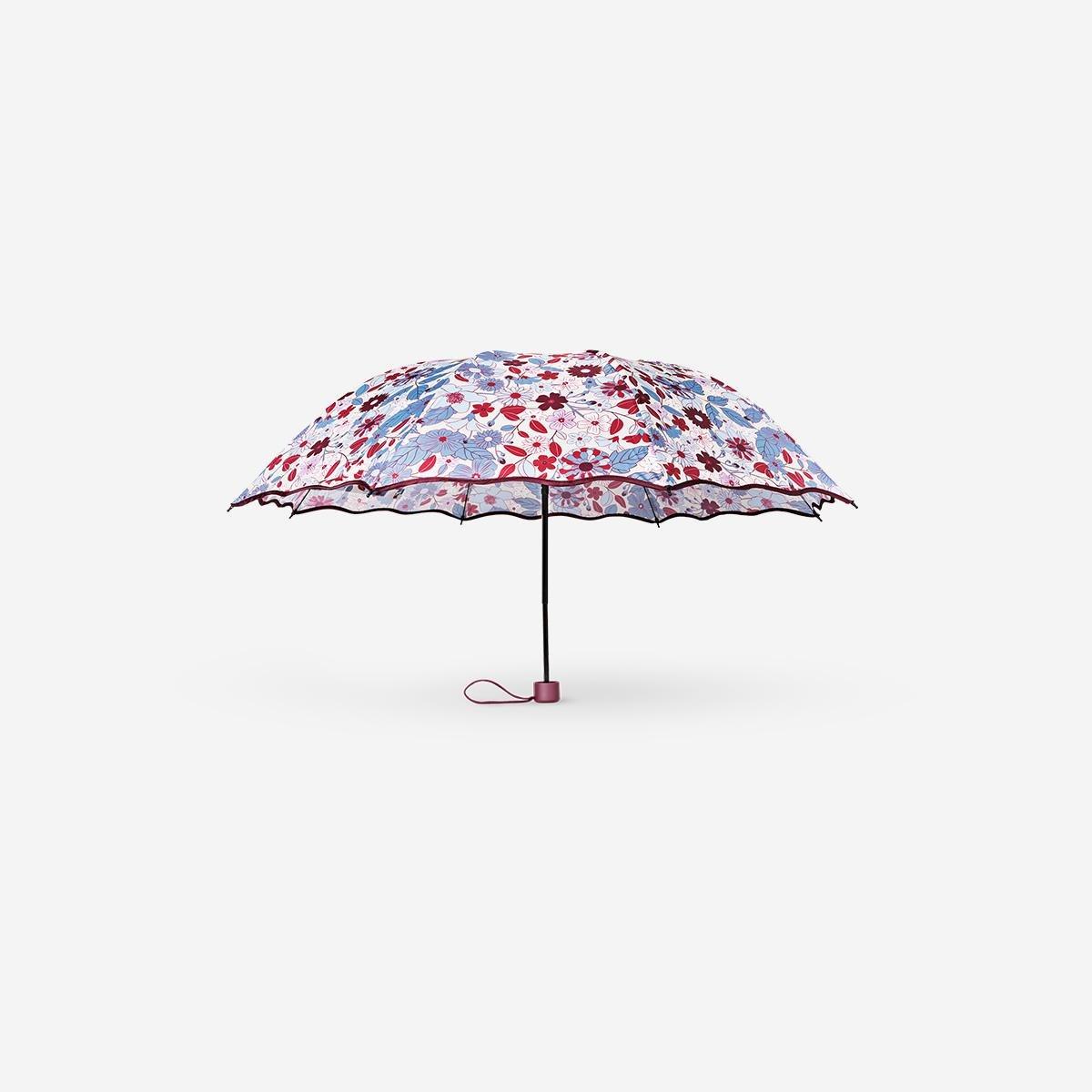 Multicolour Floral Folding Umbrella