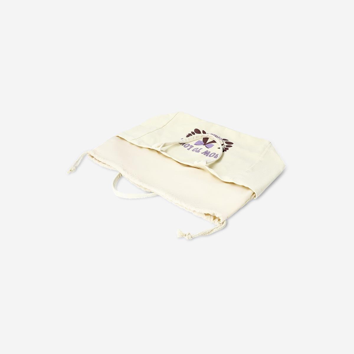 White Bow Shopper Bag