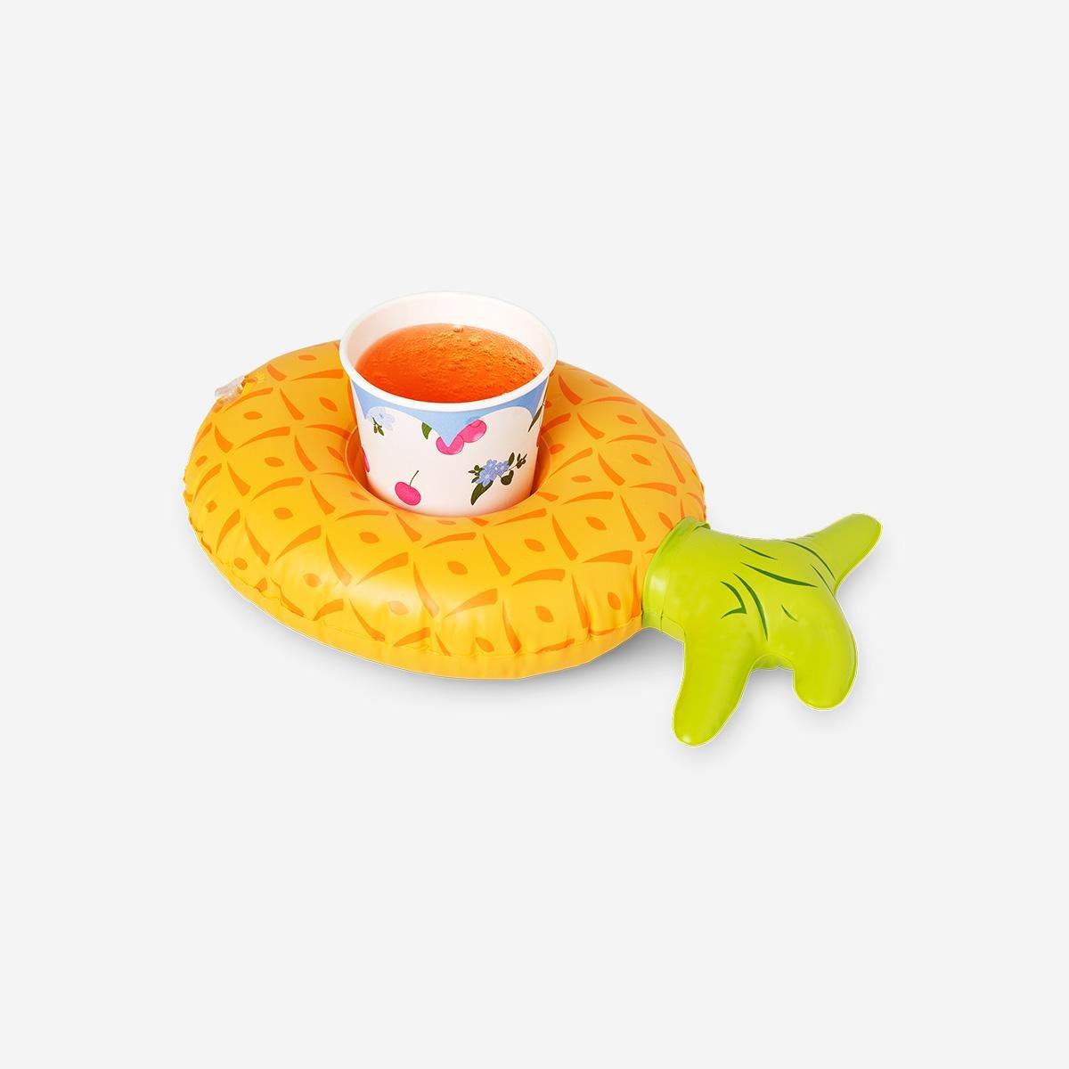 Yellow Inflatable Pineapple Cup Holder