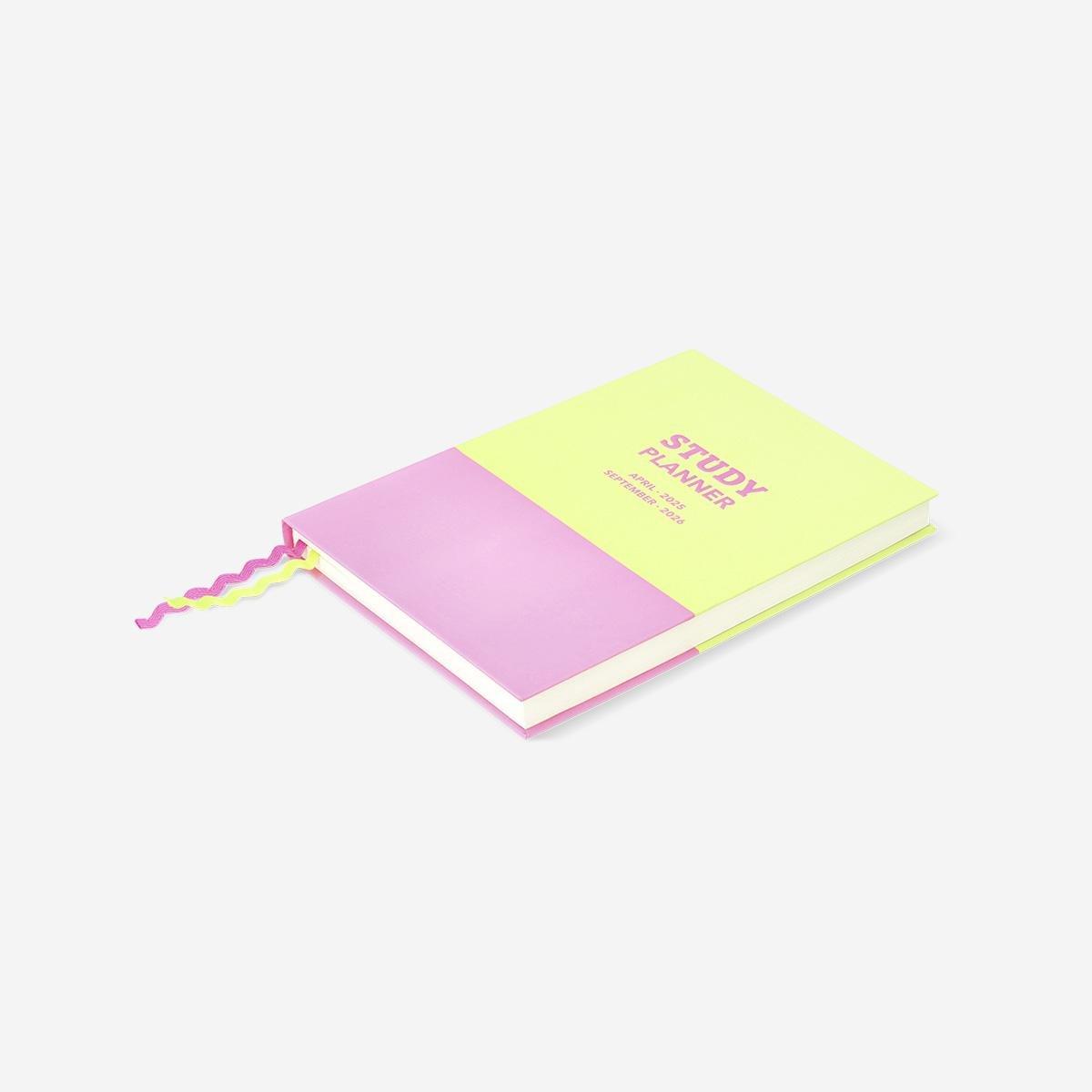 Multicolour Study Planner 18 Months - English