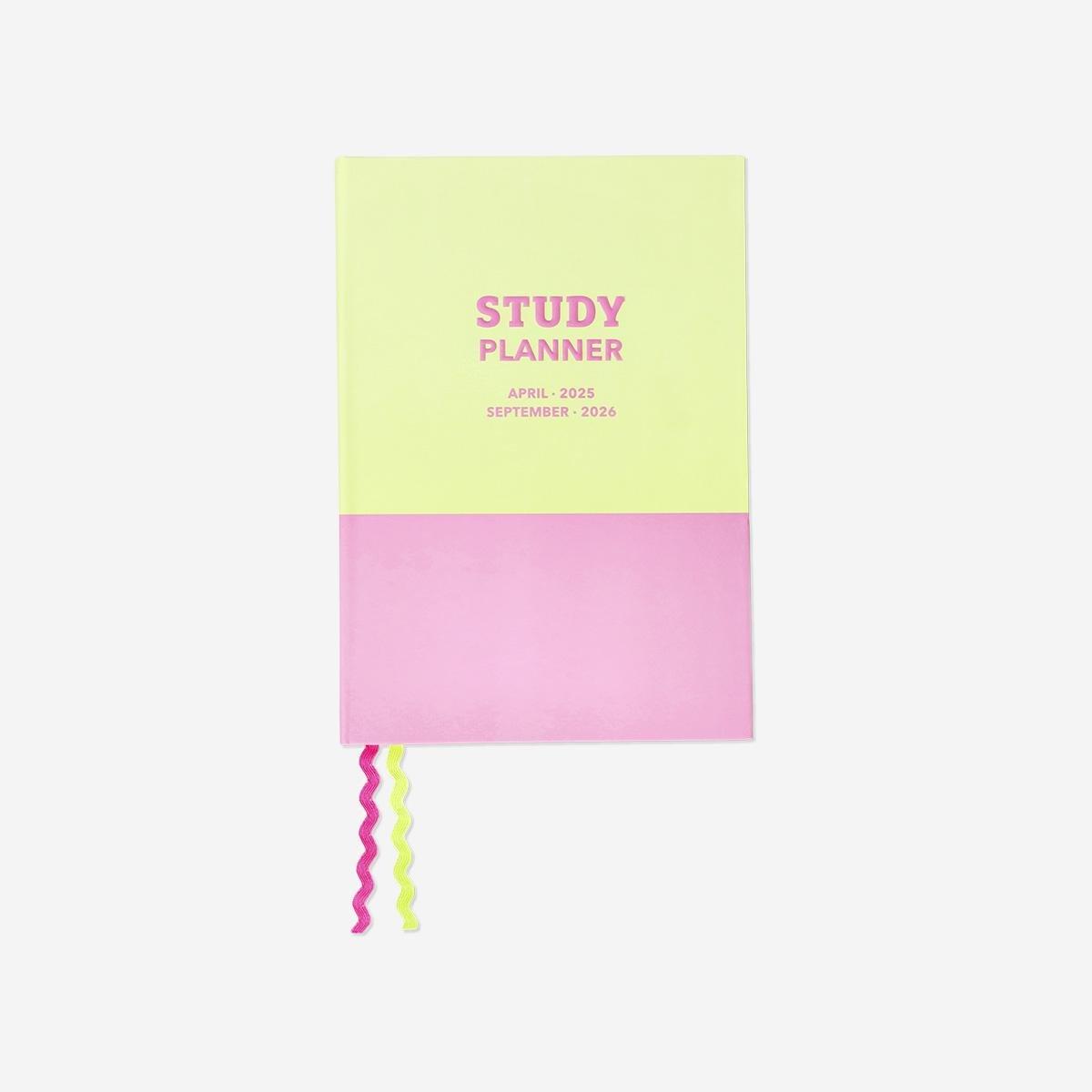 Multicolour Study Planner 18 Months - English