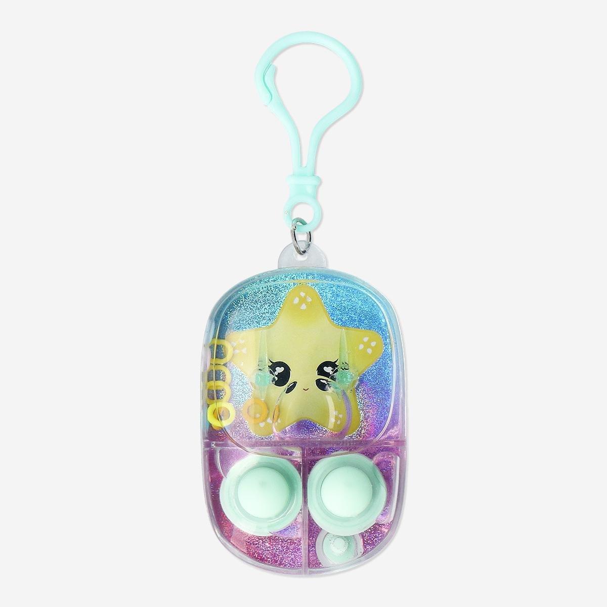Multicolour Mini Water Game With Keychain