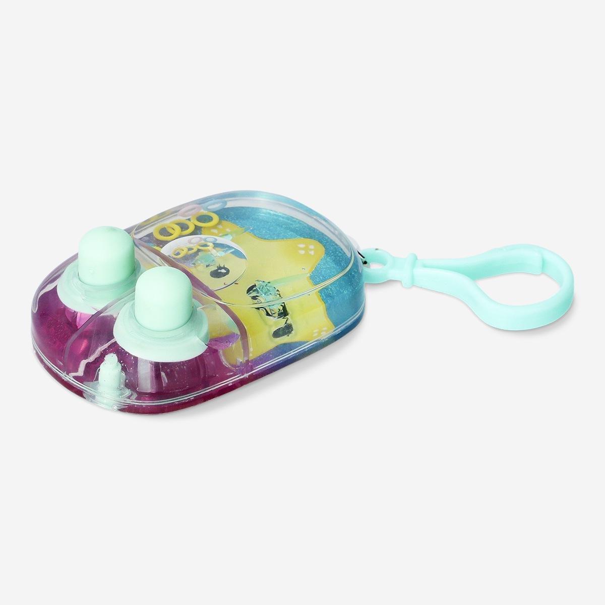 Multicolour Mini Water Game With Keychain