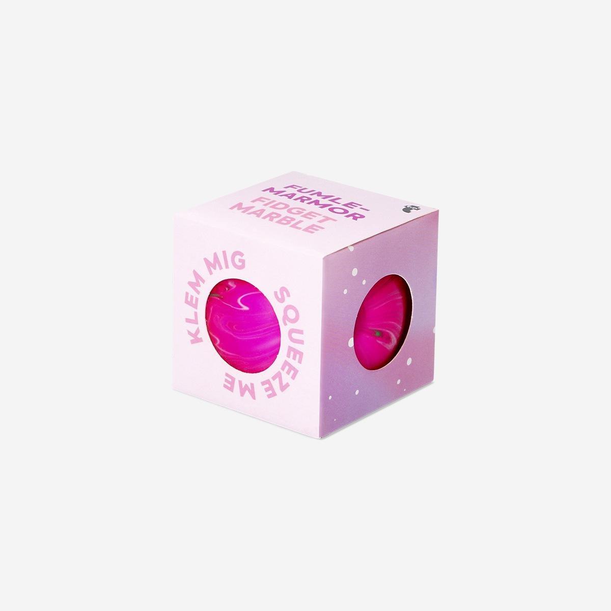 Pink Round Marble Press Me Toy