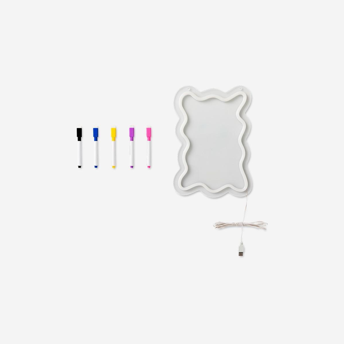 White Glowing Drawing Board