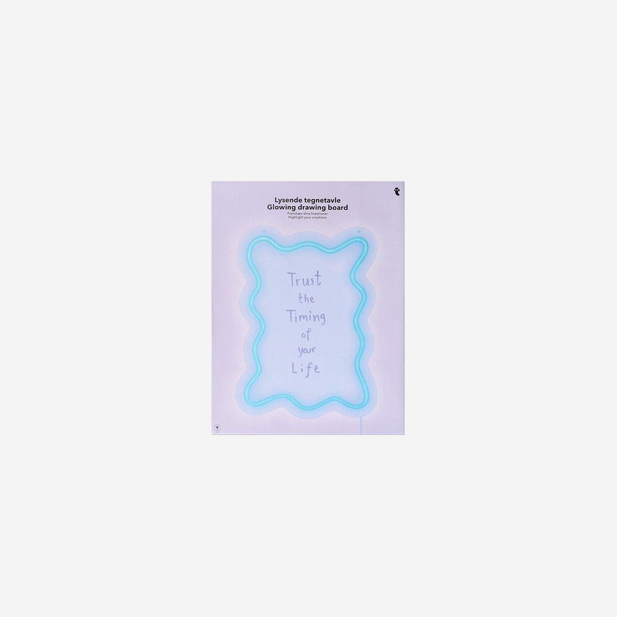 White Glowing Drawing Board