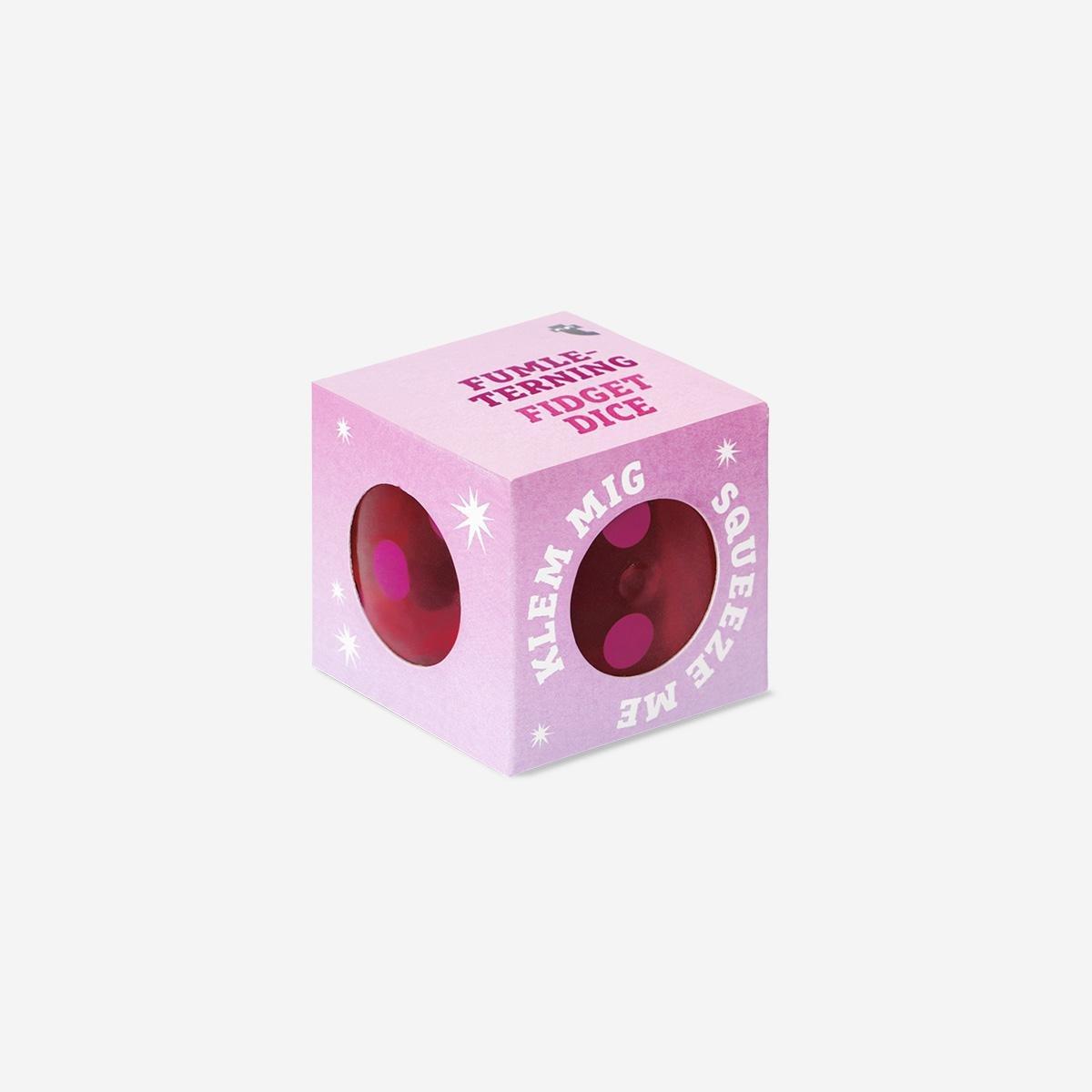 Pink Dice Press Me Toy