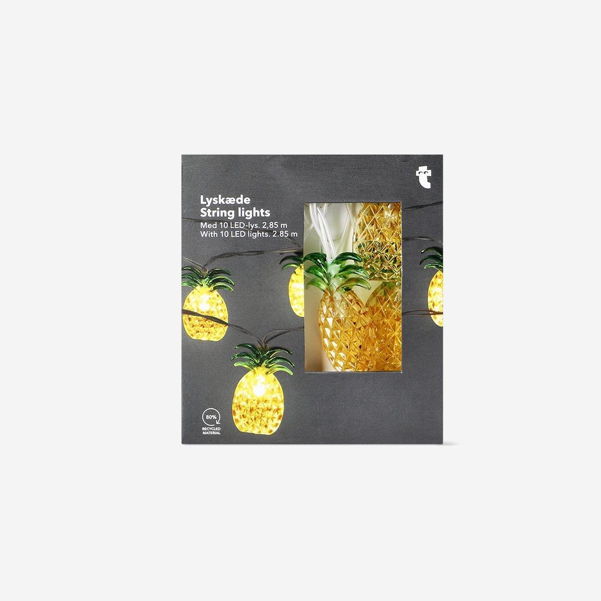 Yellow Pineapple String Lights