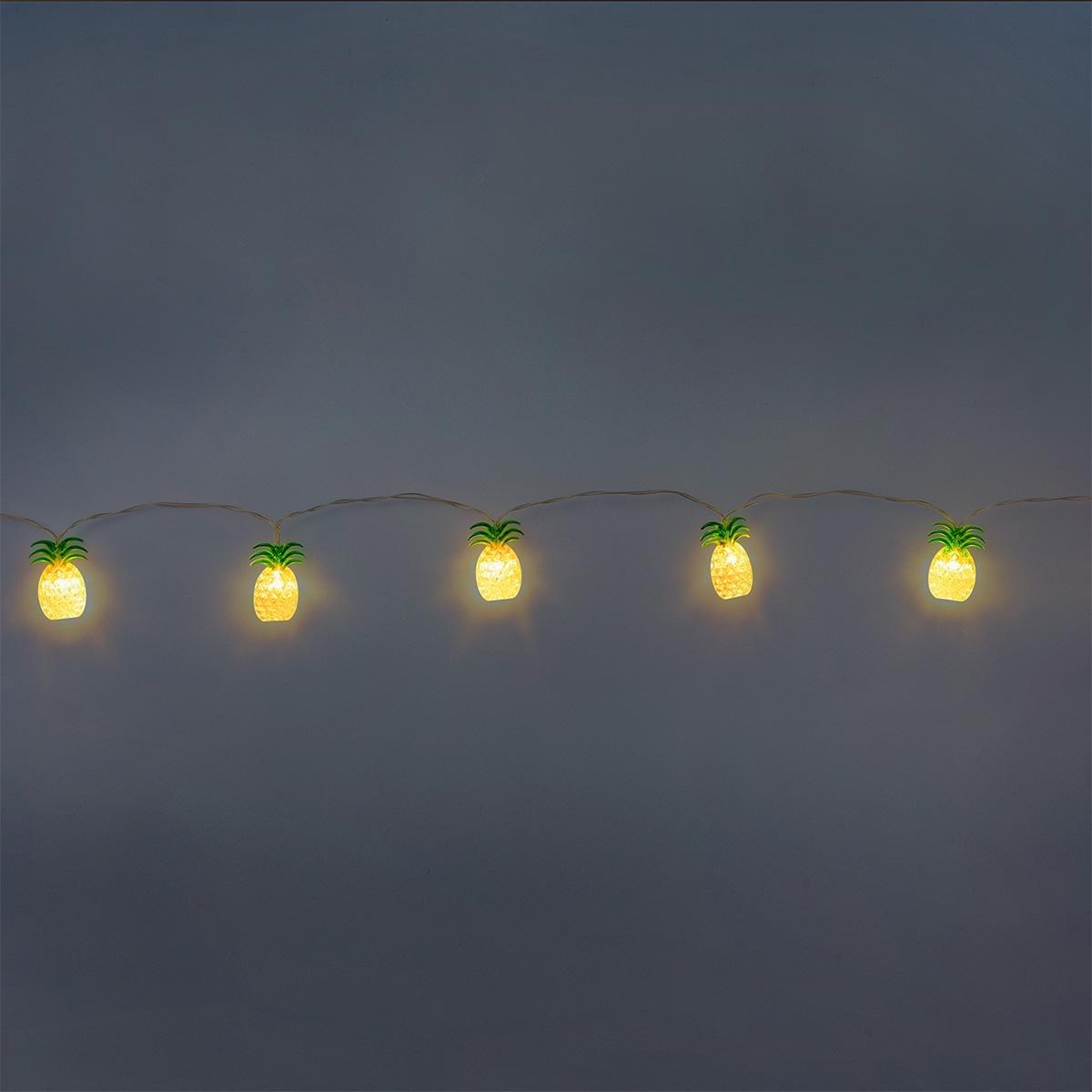 Yellow Pineapple String Lights