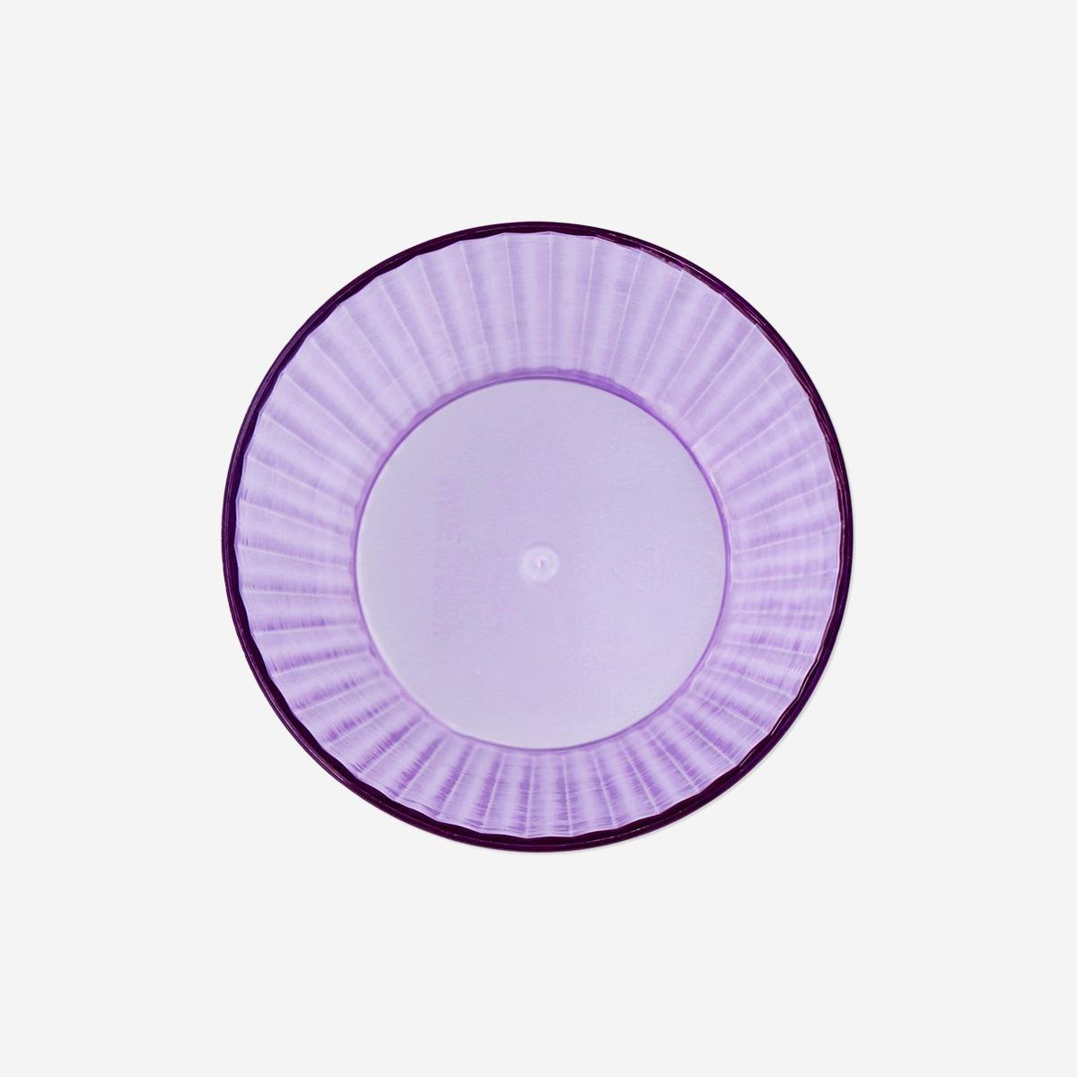 Purple Plastic Drinking Glass - 330 Ml
